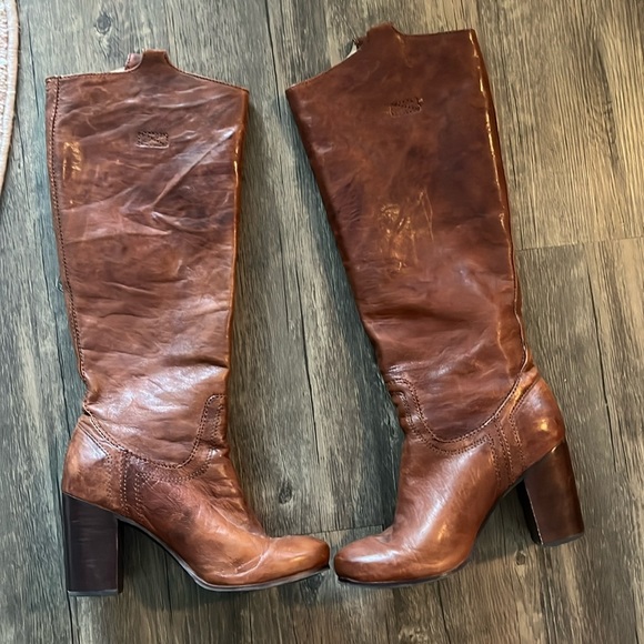 Tan Frye boots - Picture 1 of 5